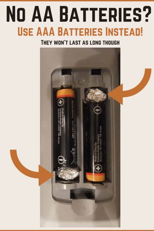 Use AAA batteries in AA devices
