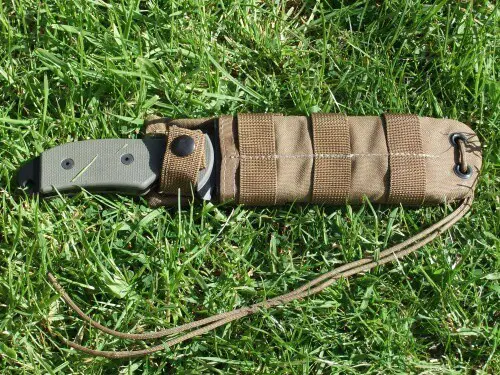 Grayman Knives Ground Pounder knife in sheath