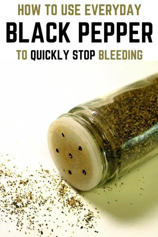 How To Stop Bleeding QUICKLY With Black Pepper