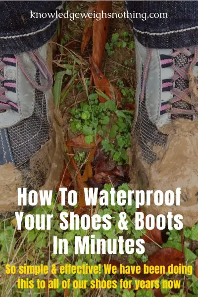 How to waterproof your shoes