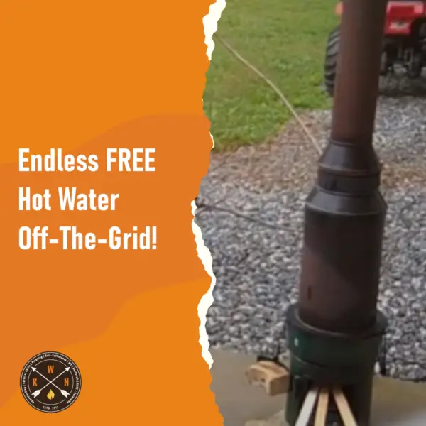 Endless FREE Hot Water Off The Grid