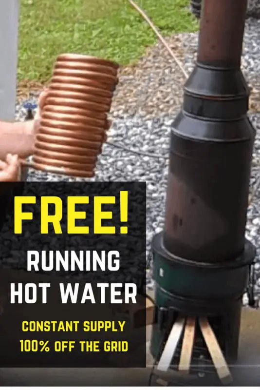 Free off-the-grid hot water