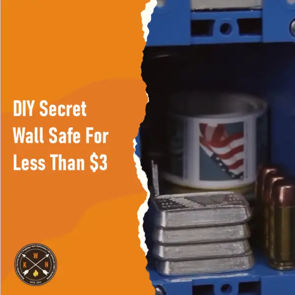 DIY Secret Wall Safe For Less Than 3