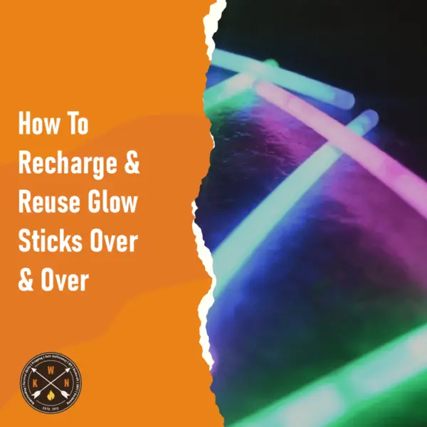 How To Recharge Reuse Glow Sticks Over Over for facebook