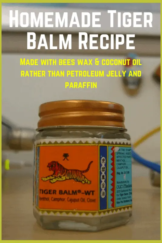 Homemade Tiger Balm Recipe