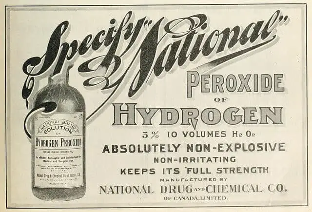 Hydrogen peroxide: National Drug and Chemical Co.