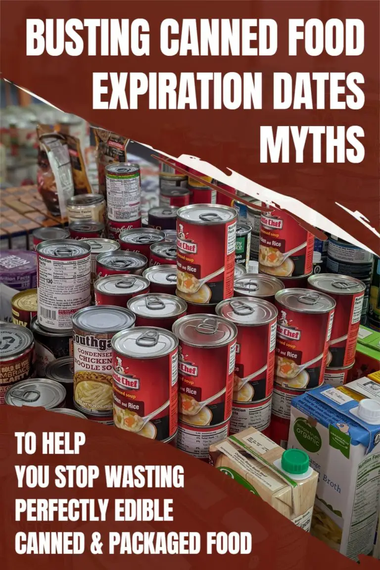 BUSTING Canned Food Expiration Date To Save You Food & Money