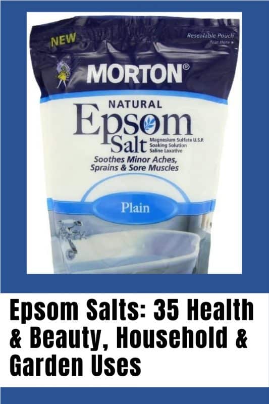 Epsom salt home remedies
