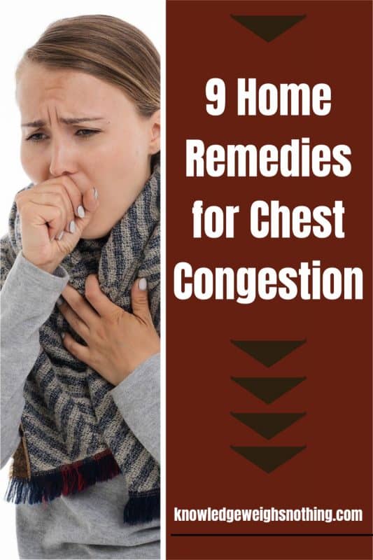 Chest congestion home remedies