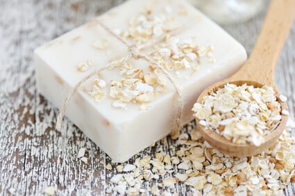 Handmade oatmeal soap