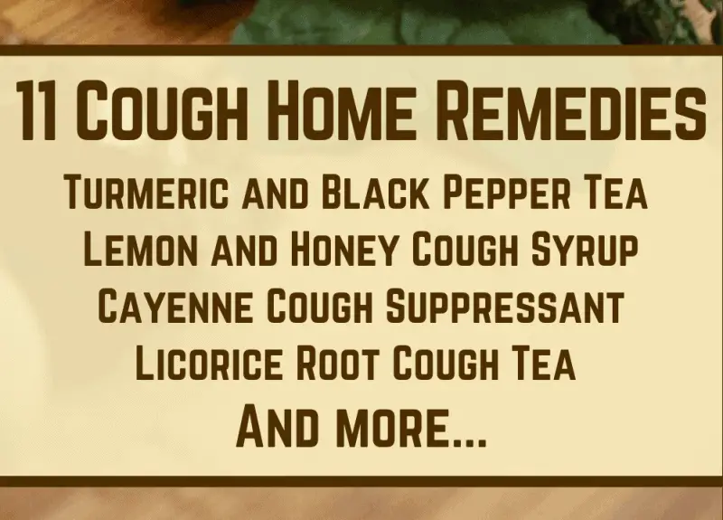 Cough home remedies
