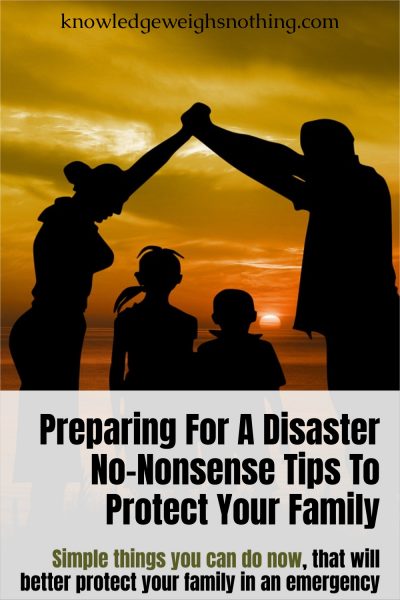 Preparing For A Disaster