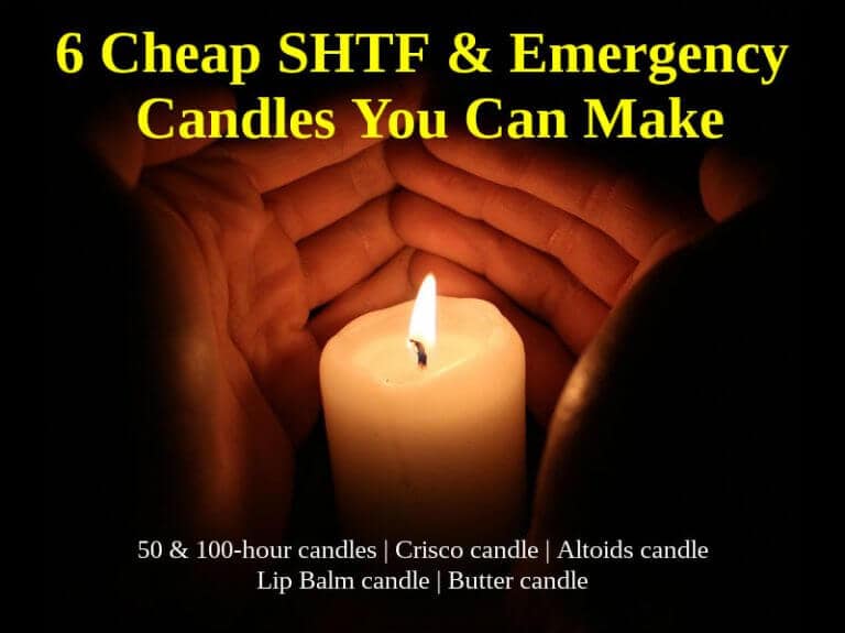 DIY Emergency Candles 6 Different SHTF Candles You Can Make