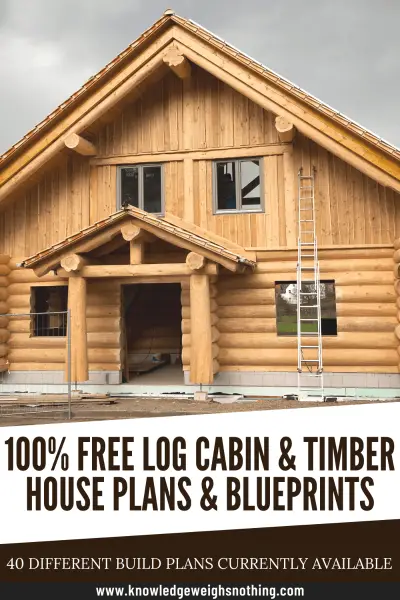 Free log cabin plans & blueprints