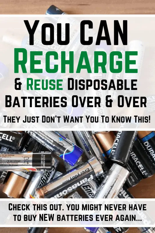 Recharge & Reuse Disposable Batteries. Learn How. Save Money