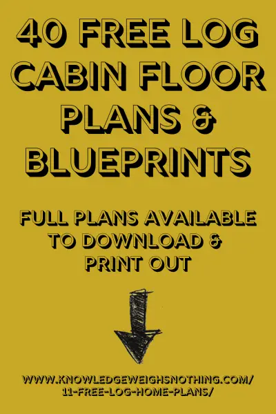 Free log cabin plans