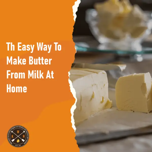 The Easy Way To Make Butter From Milk At Home for facebook