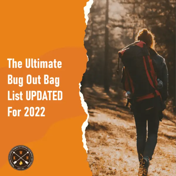 The Ultimate Bug Out Bag List UPDATED For 2022 for facebook