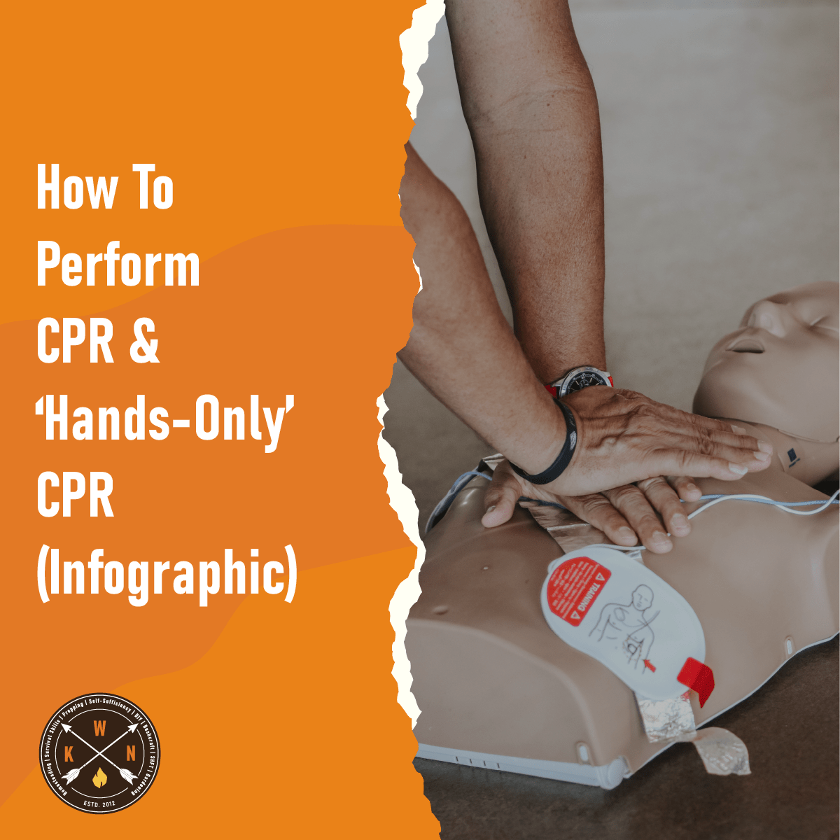 How To Perform Cpr And Hands Only Cpr Infographic