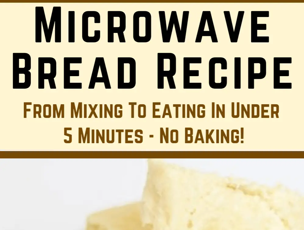 Microwave Bread Recipe -- From Mixing To Eating In Under 5 Minutes