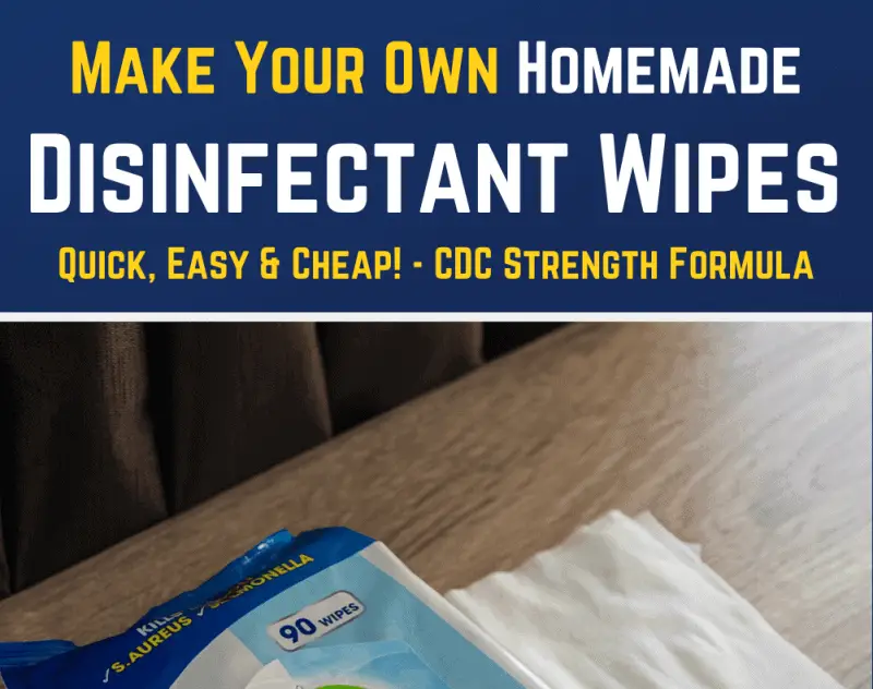 Homemade Disposable Disinfectant Wipes