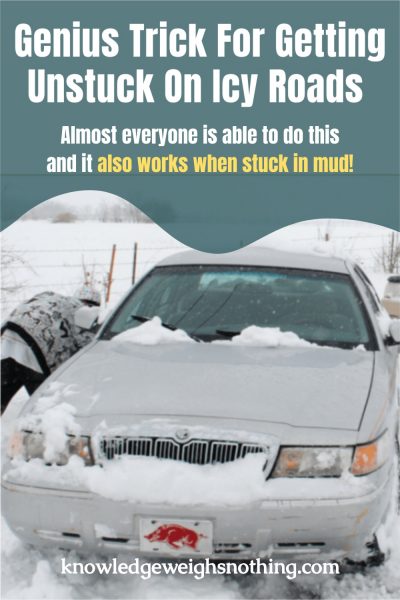 Get unstuck icy road hack